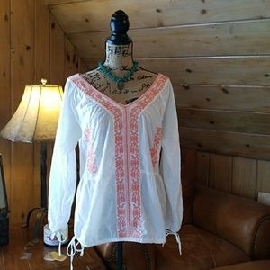Sundance Catalog BOHO Blouse